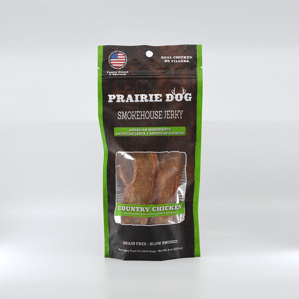 Prairie dog 2025 treats chicken jerky